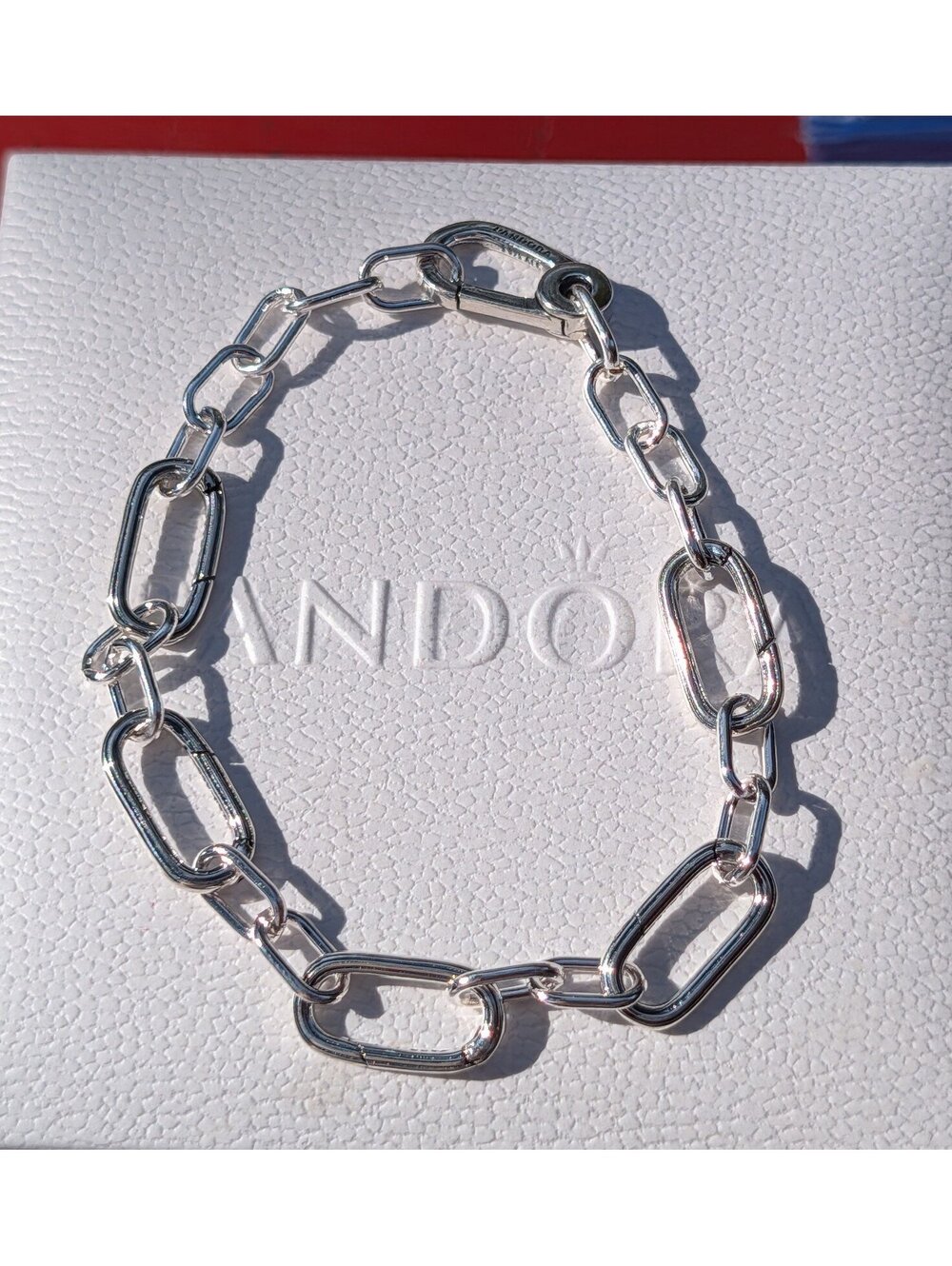 Pandora s925 ale silver link bracelet